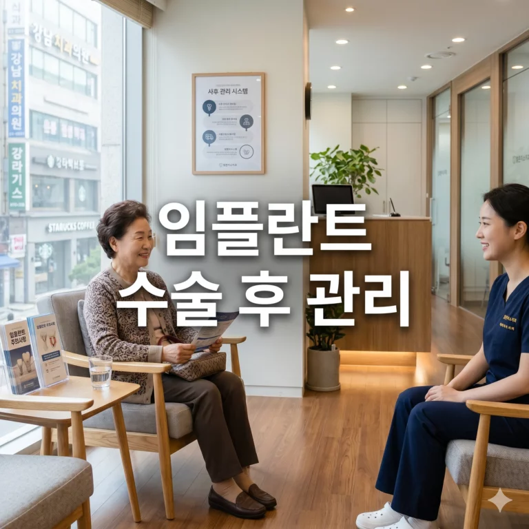 임플란트 수술 후 관리 주의사항 5가지
