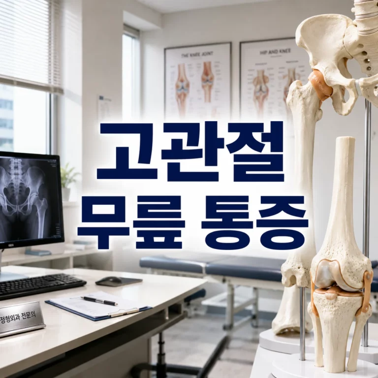 고관절 무릎 통증 치료법 및 상호작용 원인 완벽 정리