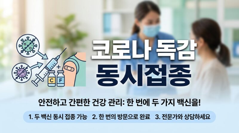 코로나 독감 동시접종 같은 날 맞아도 안전할까? 접종 일정 및 주의사항 총정리 1 코로나 독감 동시접종 같은 날 맞아도 안전할까? 접종 일정 및 주의사항 총정리