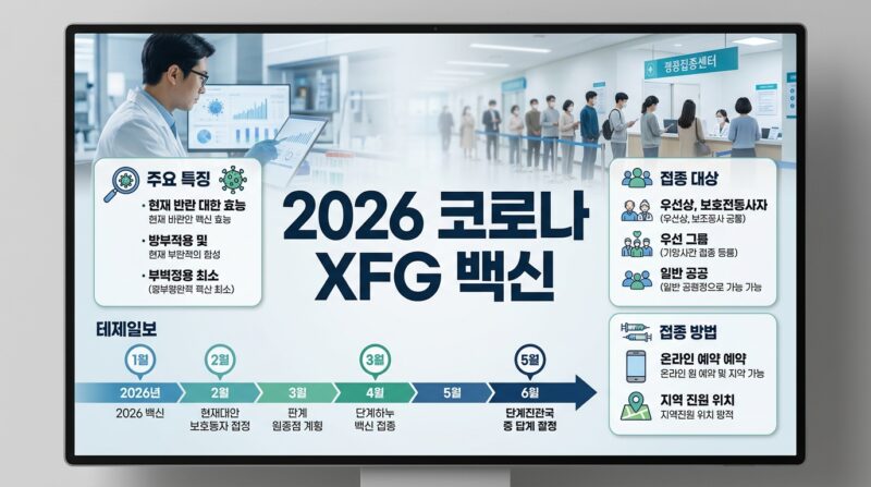 2026 코로나 신규 백신 XFG 효과와 차이점: 작년에 맞았어도 또 맞아야 할까? 1 2026 코로나 신규 백신 XFG 효과와 차이점: 작년에 맞았어도 또 맞아야 할까?