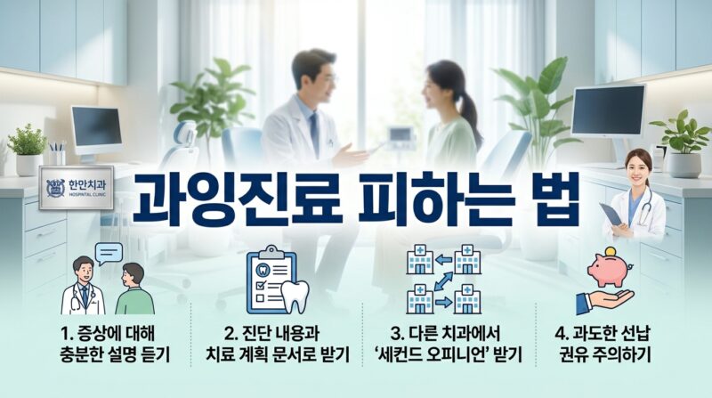 과잉진료 피하는 법 발치 임플란트 권유 시 세컨드 오피니언 받는 순서