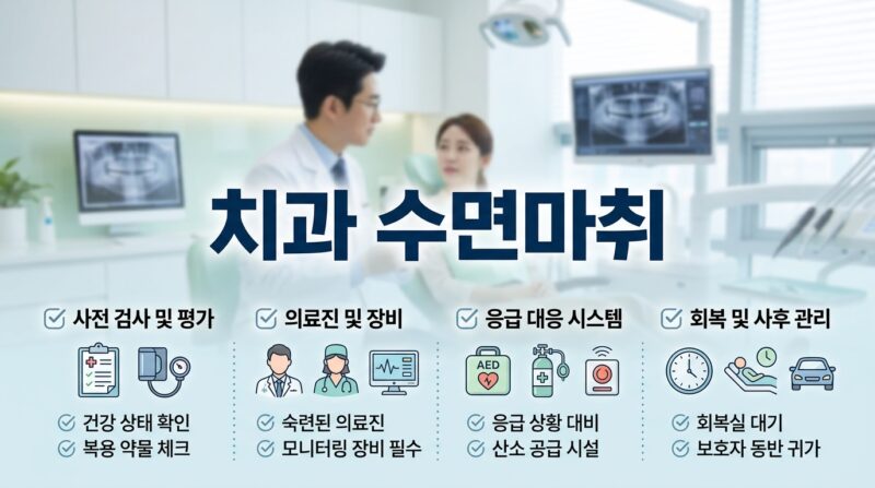 치과 수면마취 안전 체크리스트와 부작용 예방 필수 수칙
