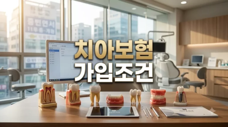 치과 치료 이력 있어도 가능할까? 치아보험 가입 조건 3가지와 고지 기준 팩트 체크