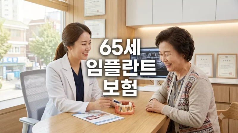 만 65세 이상 임플란트 건강보험 지원 기준과 평생 2개 신청 절차 2026