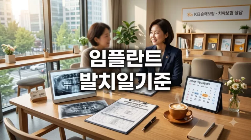 임플란트 식립일 vs 발치일 차이: 치아보험금 50% 깎이지 않는 결정적 날짜 기준 1 임플란트 식립일 vs 발치일 차이: 치아보험금 50% 깎이지 않는 결정적 날짜 기준