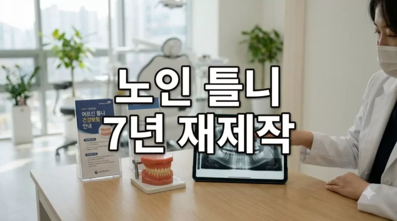 노인 틀니 맞추고 7년 지나야 재제작? 잇몸뼈 흡수 시 조기 재제작 예외 규정 팩트체크 1 노인 틀니 맞추고 7년 지나야 재제작? 잇몸뼈 흡수 시 조기 재제작 예외 규정 팩트체크