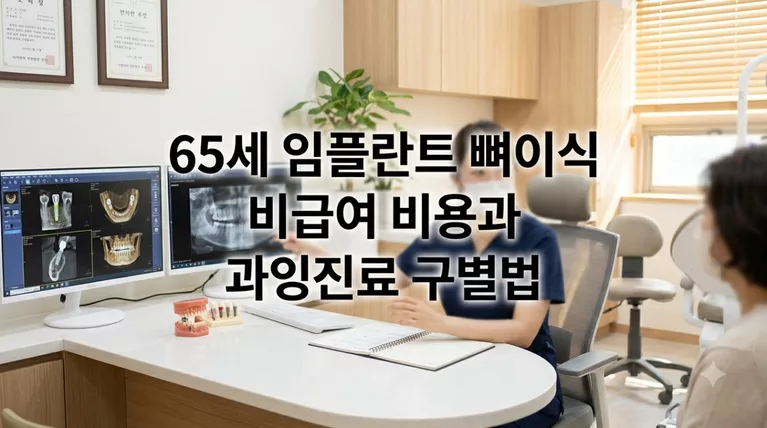 건보 적용되는데 뼈이식 100만 원? 65세 임플란트 뼈이식 비급여 비용과 과잉진료 구별법