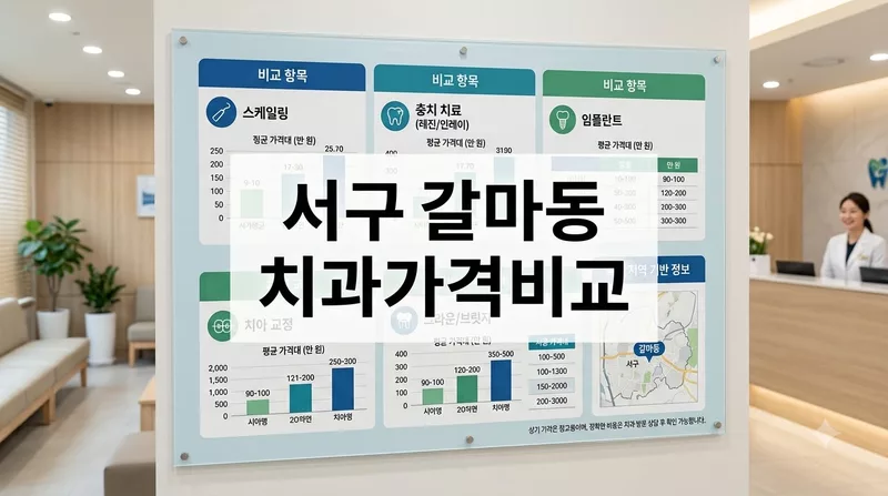 대전광역시 서구 갈마동 임플란트 크라운 가격 비교 정리